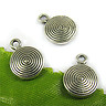 Pendentifs / breloques rond cerclé
