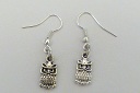 Boucles d'oreilles hibou