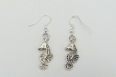 Boucles d'oreilles hyppocampe