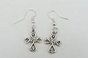 Boucles d'oreilles jolie croix