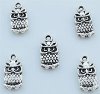 Pendentif / breloque métal / hibou
