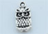 Pendentif / breloque métal / hibou
