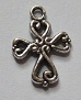 Pendentifs / breloques croix décorée