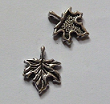 Pendentifs / breloques métal, feuille