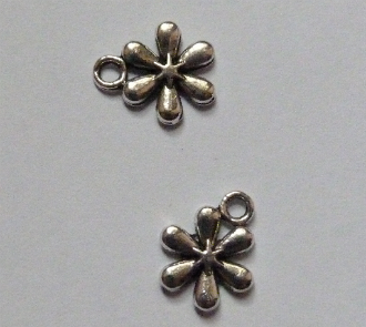 Pendentifs / breloques métal fleurs étoile